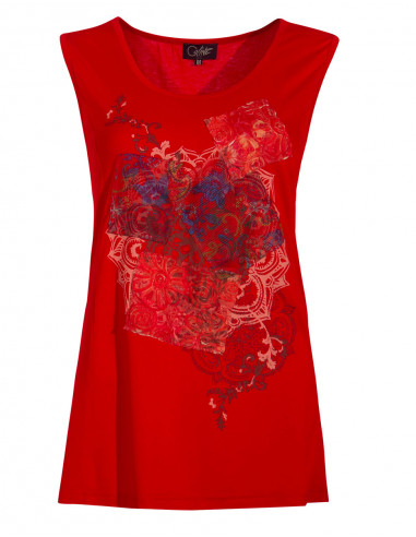 Tshirt 95% Viscose 5% Elasthanne Patch S