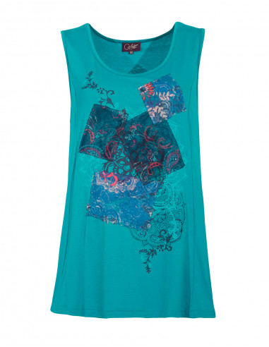 Tshirt 95% Viscose 5% Elasthanne Patch S