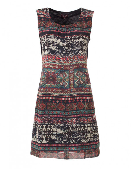 Polyester dress Cotton back with lining