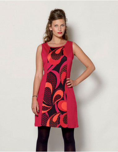 Knitted 95% Polyester 5% spandex dress