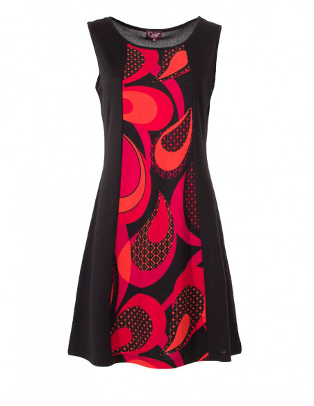 Robe maille sans manche