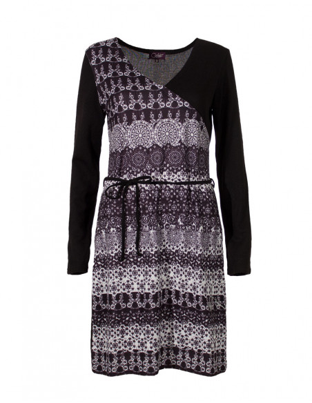 Knitted 97% Polyester 3% spandex dress