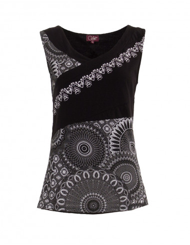 Tee shirt with kenyan print