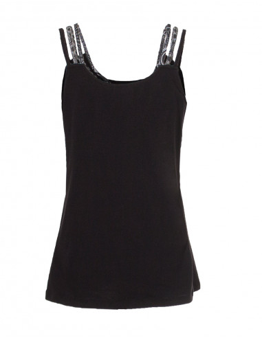 TShirt 97% Coton 3% Elasthanne Bretelles