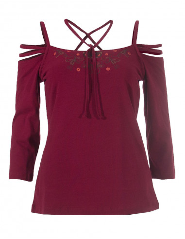 97% cotton 3% spandex tee shirt