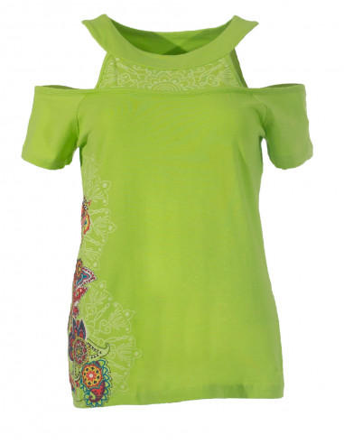 97% cotton 3% spandex tee shirt