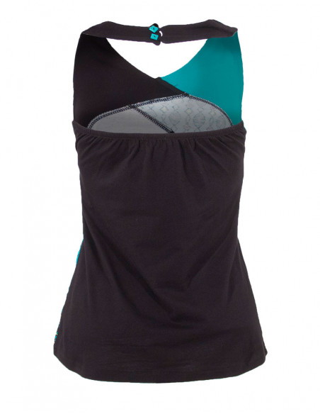97% cotton 3% spandex plain open back tee shirt