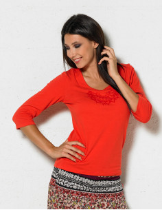 Tee Shirt 97% Coton 3% Elasthanne 2