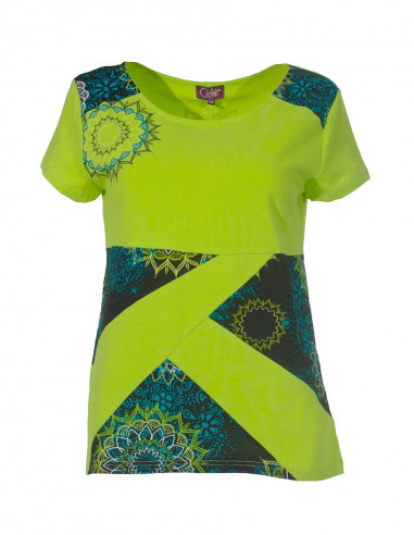 97% cotton 3% spandex tee shirt with short sleeves