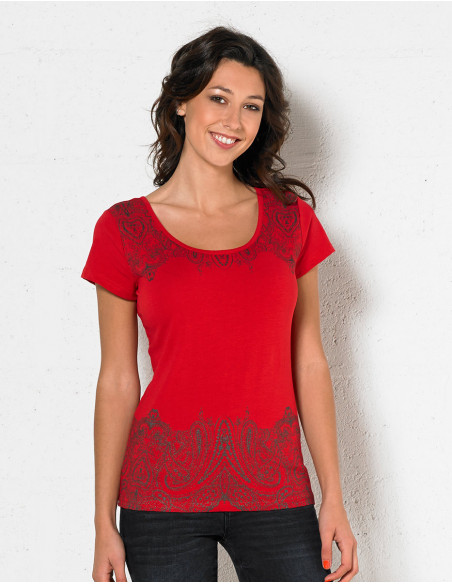 Knitted Tshirt 97%Cotton 3%Spandex