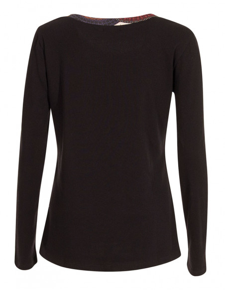 97% cotton 3% elastane tee shirt with place print