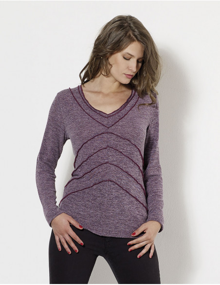 60% rayon 35% polyester 5% elastane tee shirt