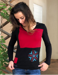 95% cotton 5% elastane tee...