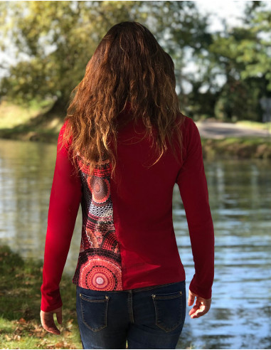 TShirt 97% Coton 3% Elasthanne Imprime