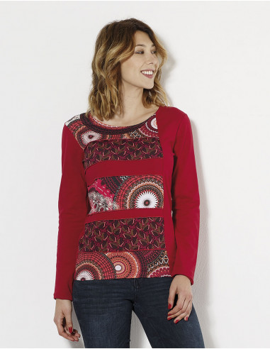 TShirt 97% Coton 3% Elasthanne Patchs 2