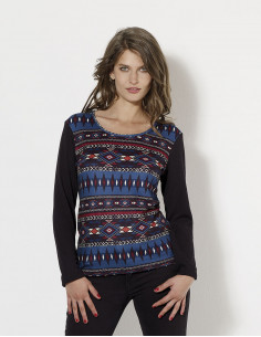 97% polyester 3% elastane tee shirt with mexico print 2