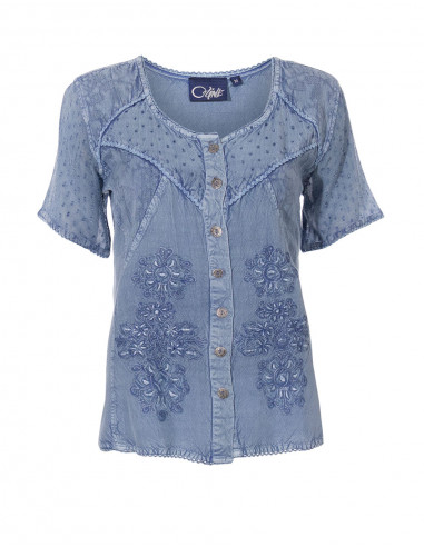 Chemisier Viscose Sw Manches Courtes