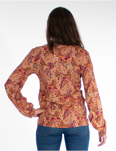 Ludiana Dore Printed Viscose Blouse