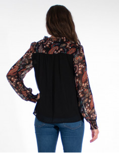 100% Polyester Chiffon Blouse D 2
