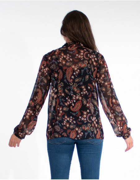 100% Polyester Chiffon Blouse I