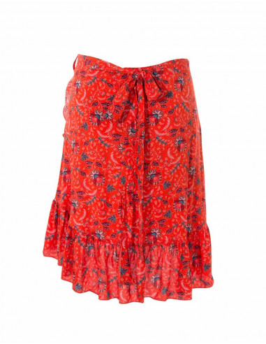 Jupe Courte Viscose Portefeuille Imprime