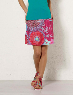 Skirt with magnifique print