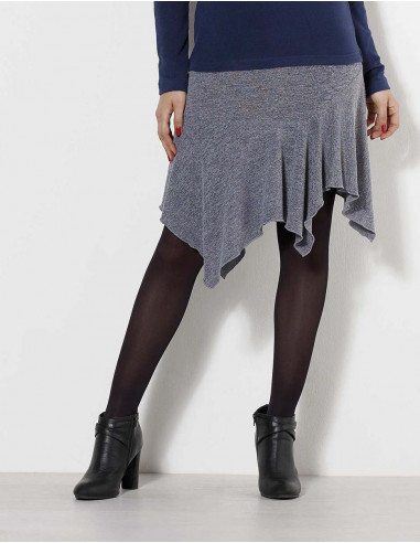 Knitted 60% rayon 35% polyester 5% elastane skirt