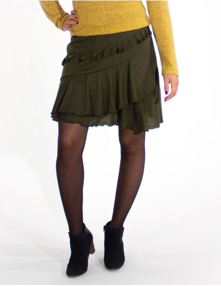 Jupe Maille 95% Polyester 5% Elasthanne