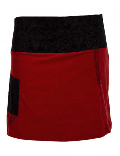 Jupe courte en velours 2