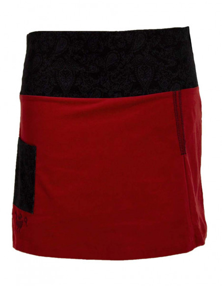 Jupe courte en velours