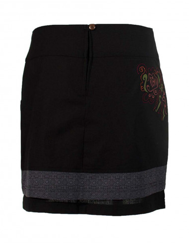 Jupe pur coton doublée