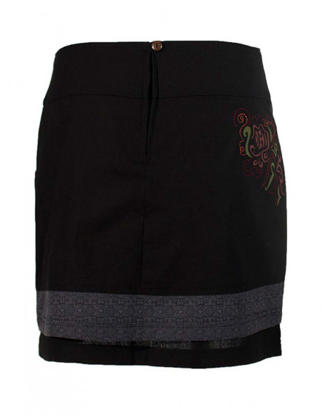 Jupe pur coton doublée