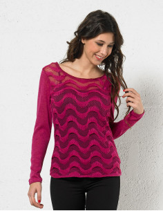 Pull femme manches longues