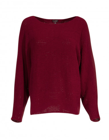 Knitted polyester pullover
