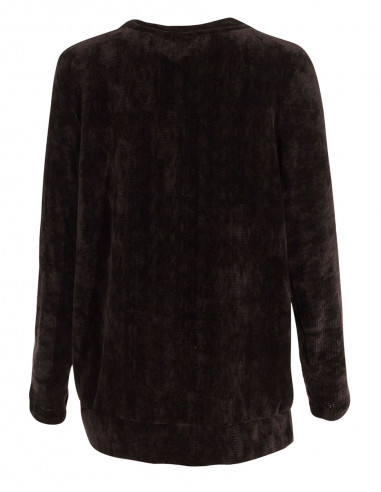 Knitted polyester pullover