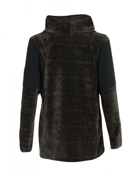 Pull Maille Polyester Chenille A Patchs