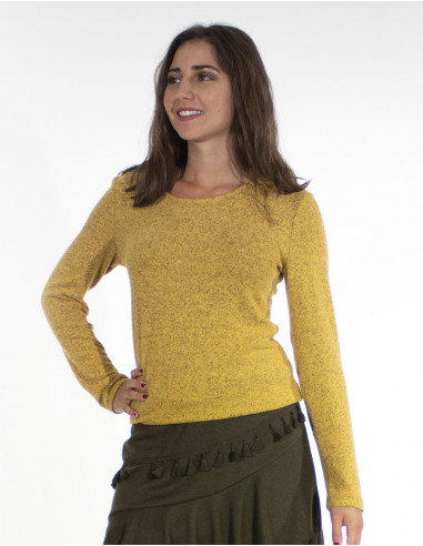 Knitted Sweater 74% Viscose 21% Polyester 5% Elasthanne