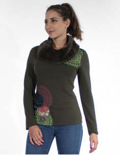 Pull Maille 97% Polyester 3% Elasthanne 2