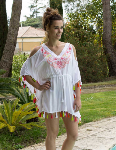 Lady Viscose Blouse Poncho