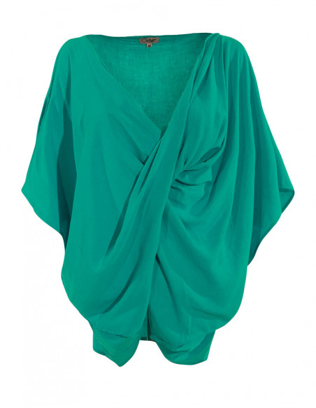 Lady Poncho 88%Viscose 12%Linen