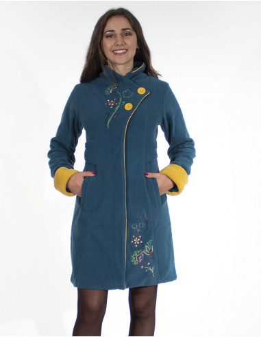 Double Fleece Polyester Knit Coat