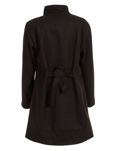 90% polyester 8% rayon 2% elastane coat with lining