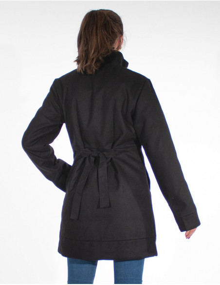 90% polyester 8% rayon 2% elastane coat with lining
