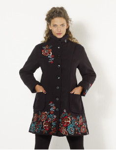 90% Polyester 8% Rayon 2% Elastane coat with lining 2