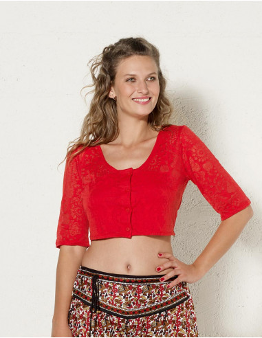 Bolero Maille 60% Coton 40% Polyester De