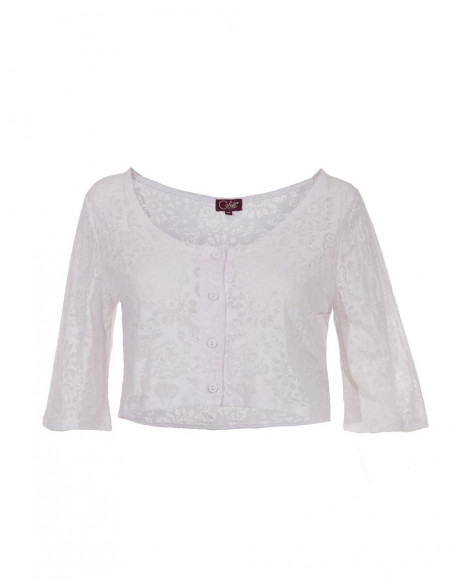 Bolero Maille 60% Coton 40% Polyester De