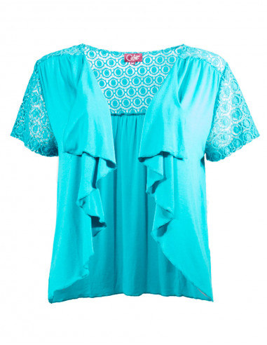 Knitted Jacket 95%viscose 5%Elasthane