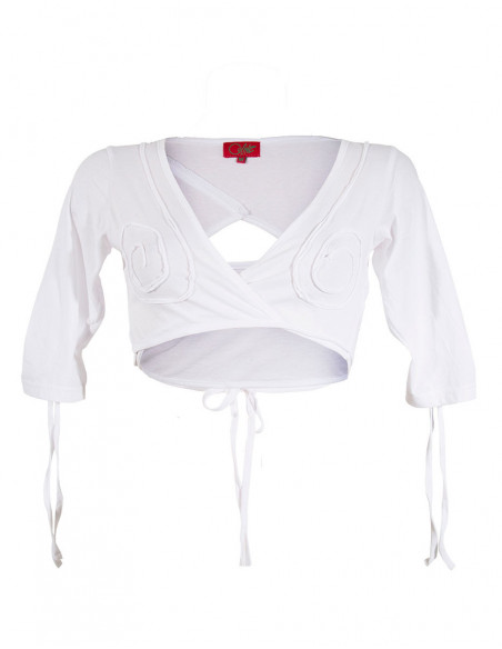 Bolero with short sleeves