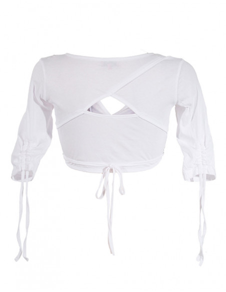 Bolero coton ethnique spirales