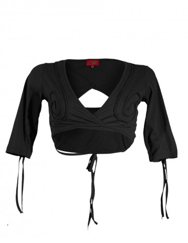 Bolero with short sleeves